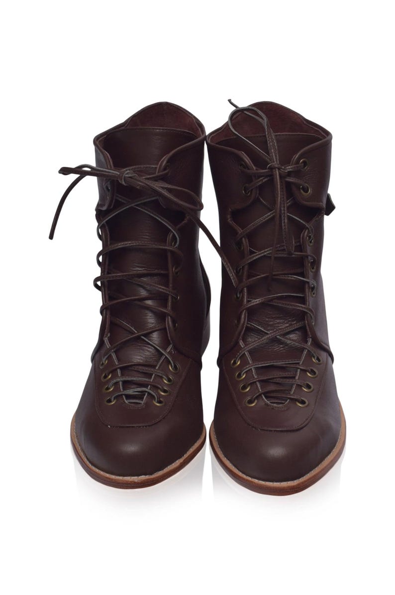 Botas de combate de cuero Desert Seeker imagen 5