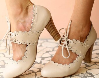 Paradise Bird Leather Heels