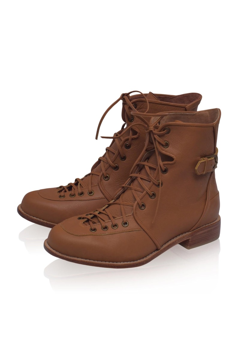 Botas de combate de cuero Desert Seeker imagen 10