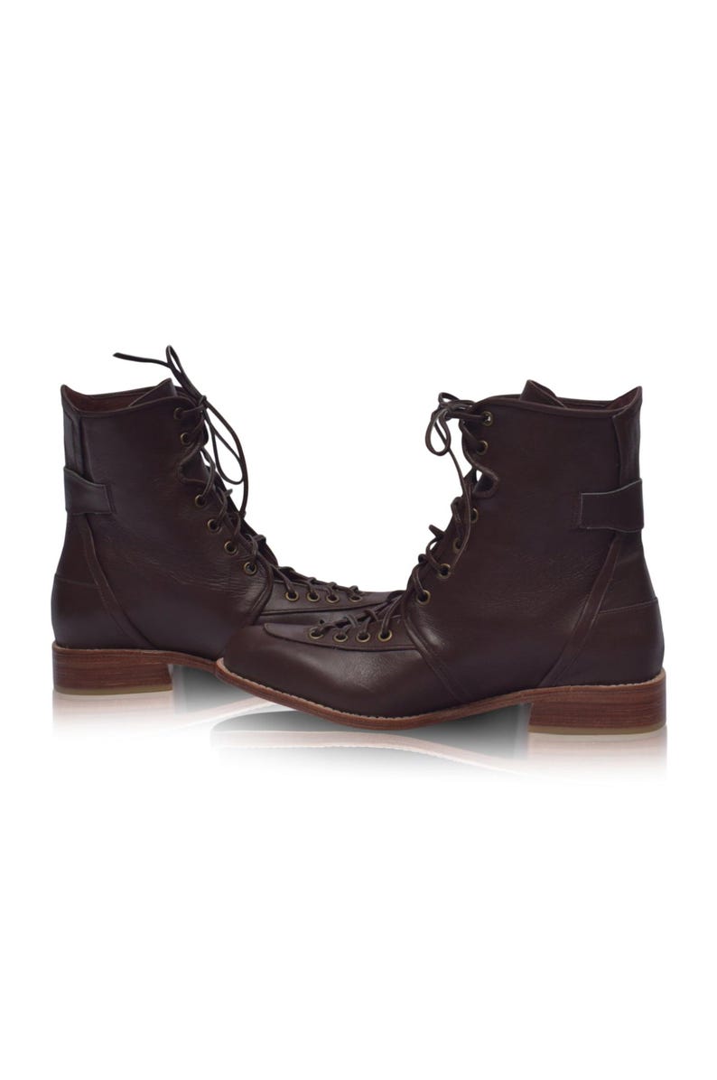 Botas de combate de cuero Desert Seeker imagen 4