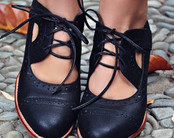Stockholm Oxford Wedges