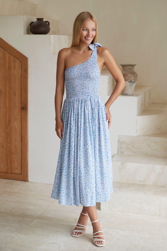 sienna one shoulder dress Sienna One Shoulder Maxi Dress  CurvySweet