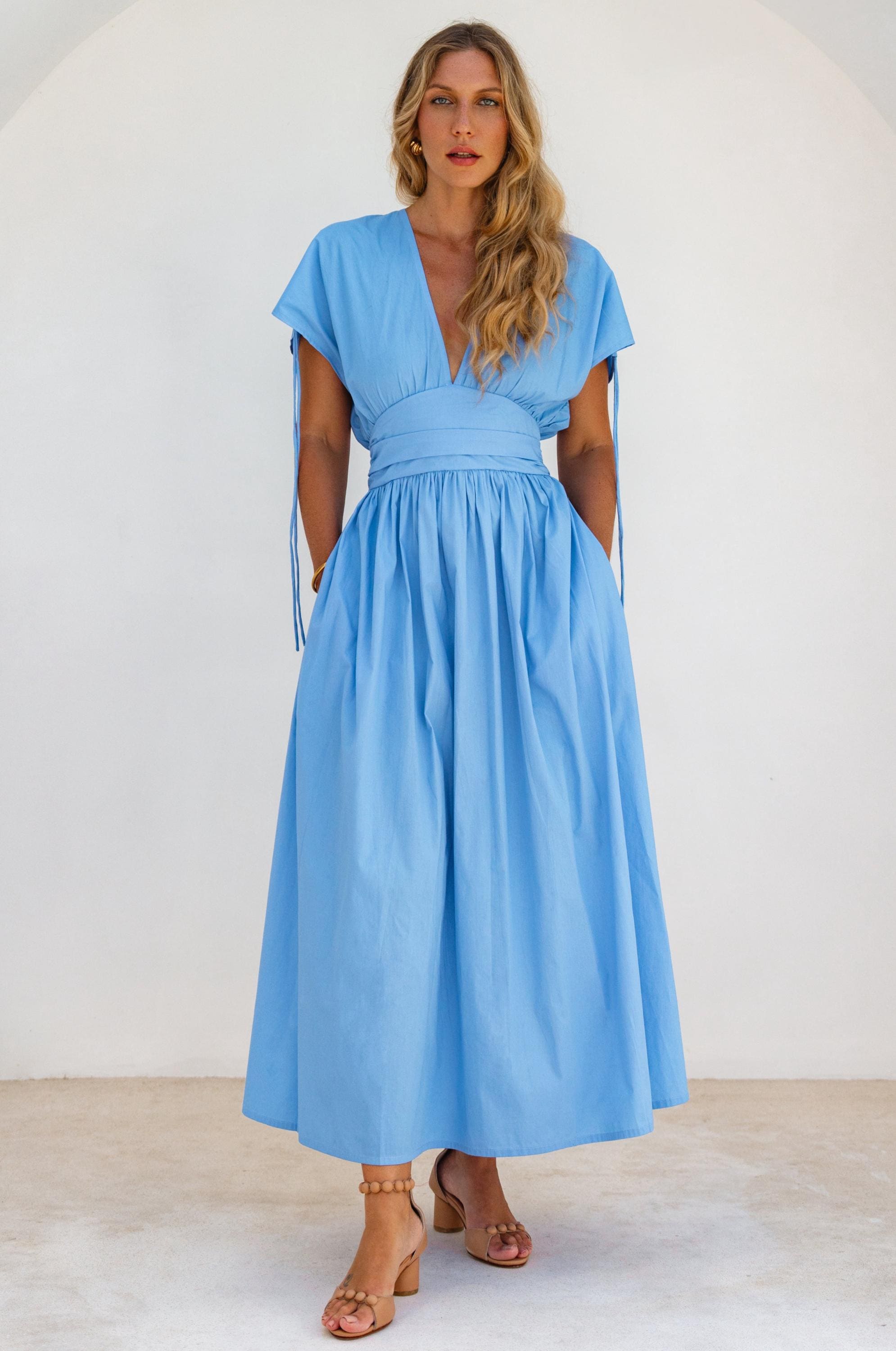 Aegean Blue Dress - Etsy UK
