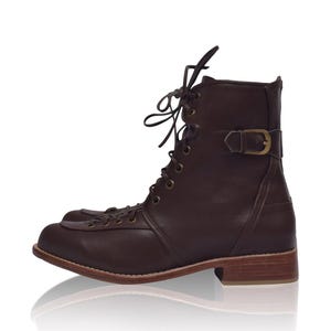 Botas de combate de cuero Desert Seeker imagen 8