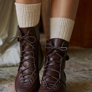 Botas de combate de cuero Desert Seeker imagen 1