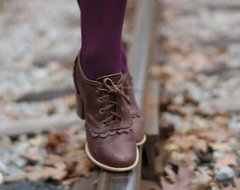 Spitze Oxford Schuhe