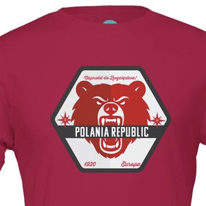 Polania Republik Scythe T-Shirt (Inspiriert von dem Brettspiel Scythe)