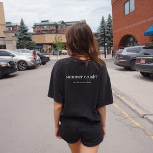 Summer crush more like summer chaos T-Shirt hot girl summer fashion tee funny quote shirt summer of love T-Shirt chaotic hot girl outfit