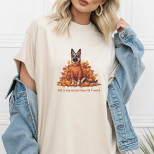 German Shepherd Dog Mom Tee: Cozy Fall Shirt