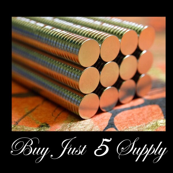 100  1/2" Neodymium Rare Earth MAGNETS.... Great for Scrabble Tiles - Glass Tiles -  Bottle Caps - Dominoes - Button Magnets