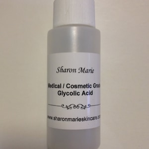 30% Glycolic Acid 2 oz. Cosmetic grade/ ANTI: Wrinkle, Acne, Blackheads, Scars, Age spots, uneven skin tone.