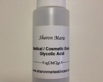 Acido glicolico al 30%, 59 ml. Grado cosmetico/ ANTI: Rughe, acne, punti neri, cicatrici, macchie senili, colorito non uniforme.