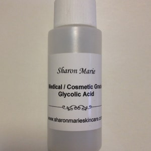 30%Glycolic Acid 4 oz. Medical grade/ ANTI: Wrinkle, Acne, Scars, Saggy Skin, Age Spots, Uneven skin tone