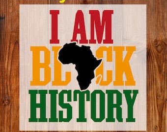 Retro I am Black History Ready To Press DTF, Black History Month DTF Transfer, African American DTF Print, Black History Shirt Iron On Dtf