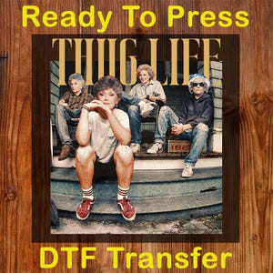 Golden Girls Thug Life Ready To Press DTF, Thug Life Movie DTF Transfer, Cool Mom Empower Womens Dtf Print, 80s TV Sitcom Dtf, Cool Nana Dtf