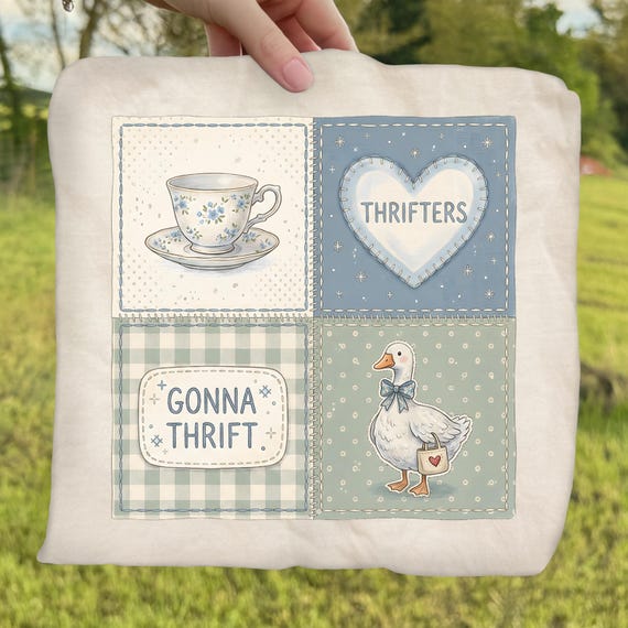 Thrifters Gonna Thrift Ready To Press DTF, Grandmacore Goose DTF Transfer, Vintage Inspired DTF Print, Funny Thrifting Dtf, Goose Kitchen
