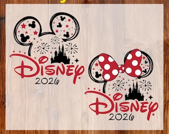 Disney 2026 Family Vacation Ready To Press DTF, Mouse And Friends DTF Transfer, Disney Family Trip 2026 DTF, Magical Kingdom Dtf, Vacay Mode