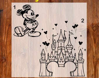 Magical Castle Ready To Press DTF, Happiest Place On Earth DTF Transfer, Disney Magical Kingdom DTF Print, Mickey Mouse Castle Shirt Iron On