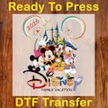 Family Vacation 2026 Ready To Press DTF, Disney Family Trip DTF Transfer, Disneyland Vacay Mode DTF Print, Disneyworld Dtf, Family Squad Dtf
