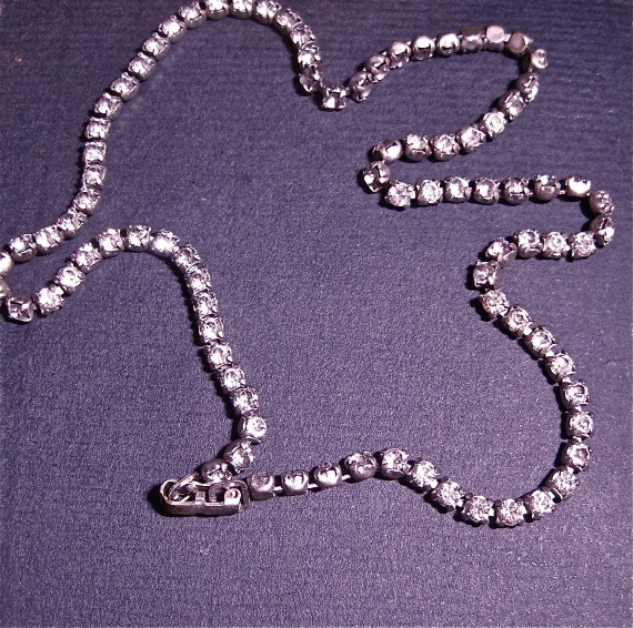 Vintage Rhinestone Choker