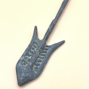 Ancient Roman Bronze Arrowhead • 4th–6th Century Relic • Original Military Antiquity