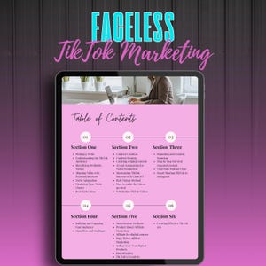 Faceless TikTok Marketing Guide, Editable Digital PDF with MRR PLR, TikTok Strategy for Creators, Viral Growth System, Passive Income