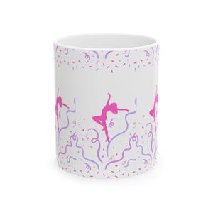 Ballet Dancer Ceramic Mug | Dance Lover Gift, Coffee Cup, Tea Mug, Ballerina Decor, Creative Gift for Friends