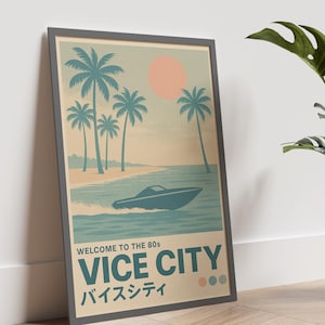 グランド セフト オート バイスシティ　非売品　販促　ポスター 超希少】GTA VC グランドセフトオートバイスシティ 販促ポスター