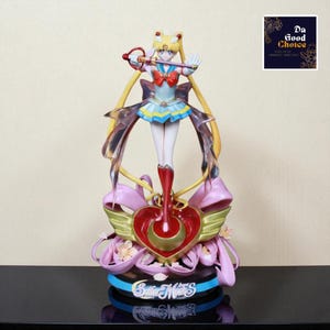 Vintage 35cm Limited Anime Figure – Tsukino Usagi PVC Action Figurine | Collectible Statue Model, Kids Toys, Christmas Gift