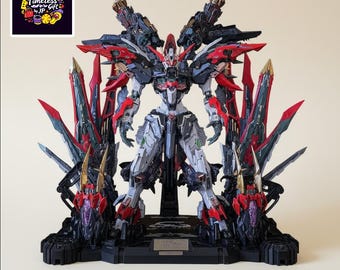 1/100 Scale Mecha Model Kit: Articulated Sci-Fi Robot, Buildable PVC