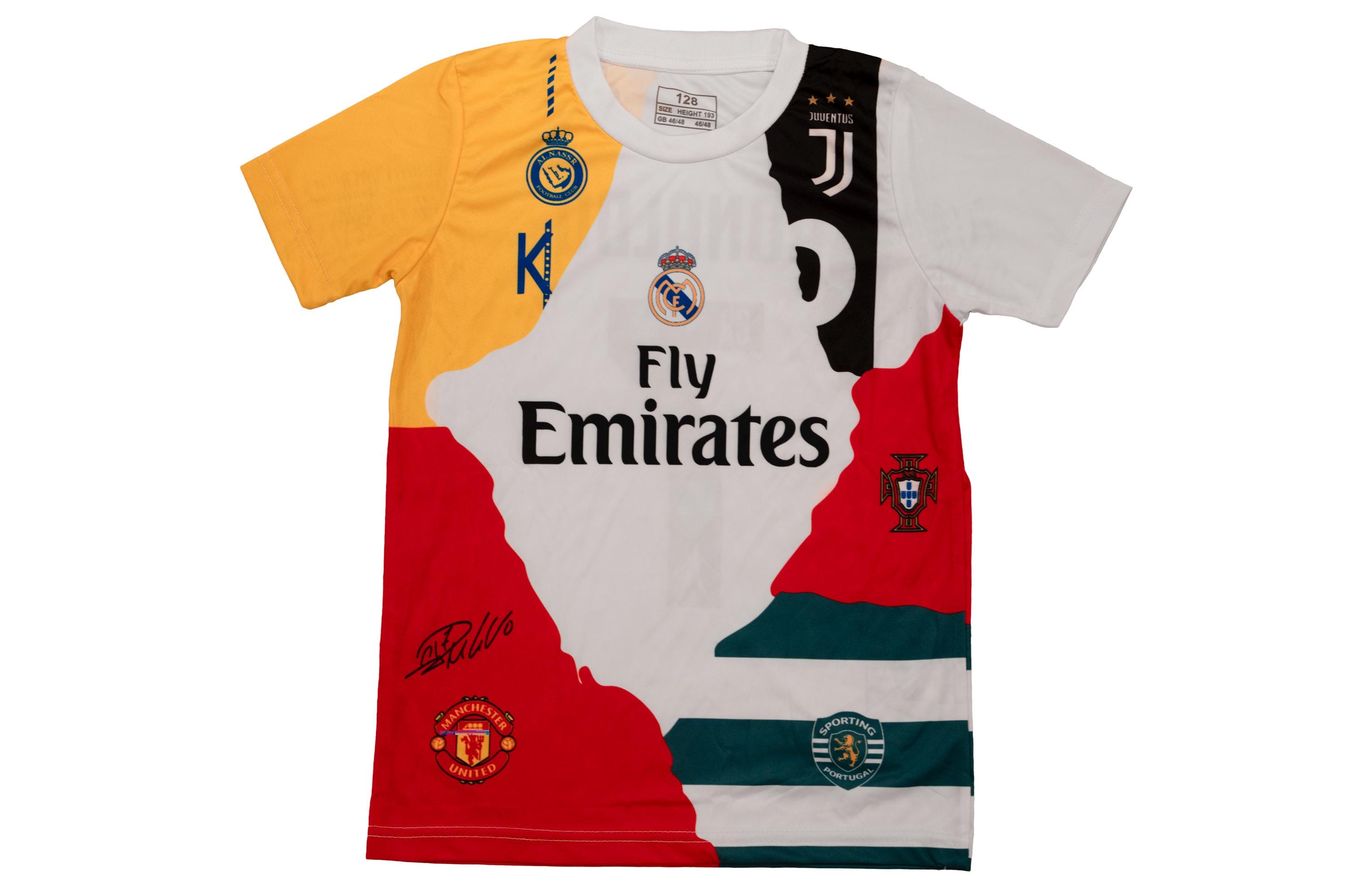 Ronaldo #7 Football Legend Fan Kids Jersey Uniform - Cristiano