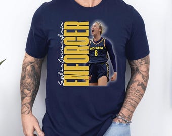 Sophie Cunningham The Enforcer Shirt, #8 Basketball Fan Tee, Women's Basketball Graphic T-Shirt, Hoodie