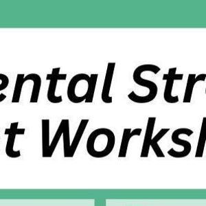 Puede incluir: Un rect&aacute;ngulo blanco con el texto "Parental Stress Reset Worksheet" en negro, sobre un fondo verde claro. El texto est&aacute; centrado y en negrita, con una fuente sans-serif.