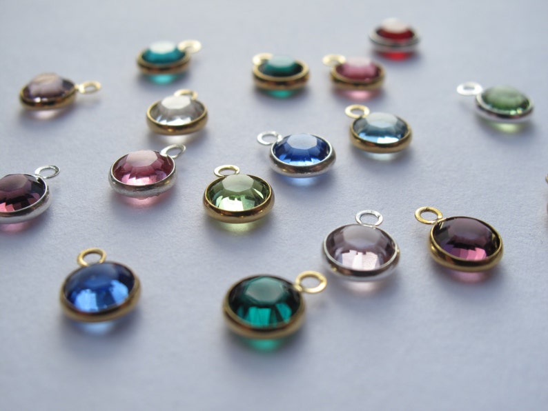 Swarovski Crystals, Extra Birthstones, Custom Jewelry, Birthstone Necklaces, Swarovski Birthstone Crystals image 1