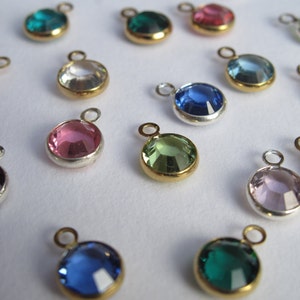 Swarovski Crystals, Extra Birthstones, Custom Jewelry, Birthstone Necklaces, Swarovski Birthstone Crystals image 3