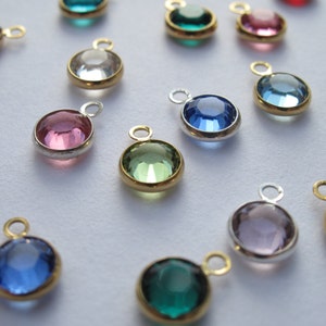 Swarovski Crystals, Extra Birthstones, Custom Jewelry, Birthstone Necklaces, Swarovski Birthstone Crystals image 4