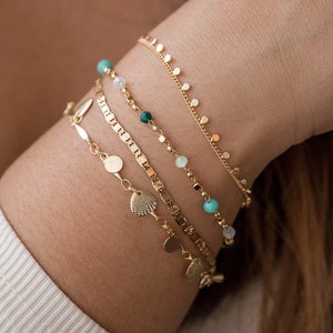 Dainty Gold Bracelets, Chain Bracelet, Layering Bracelet, Choose Your Chain image 1