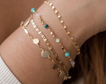 Dainty Gold Bracelets, Chain Bracelet, Layering Bracelet, Choose Your Chain