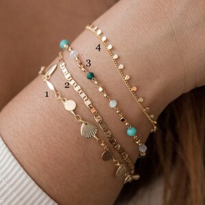 Dainty Gold Bracelets, Chain Bracelet, Layering Bracelet, Choose Your Chain image 3