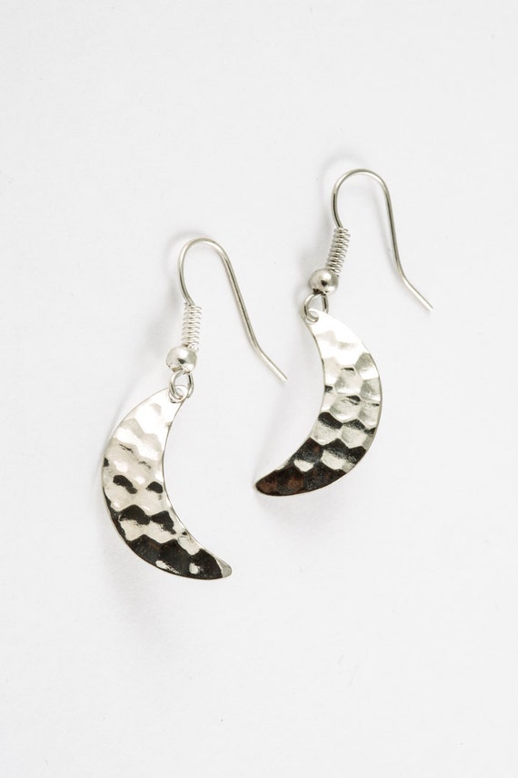 Etsy crescent moon earrings deals