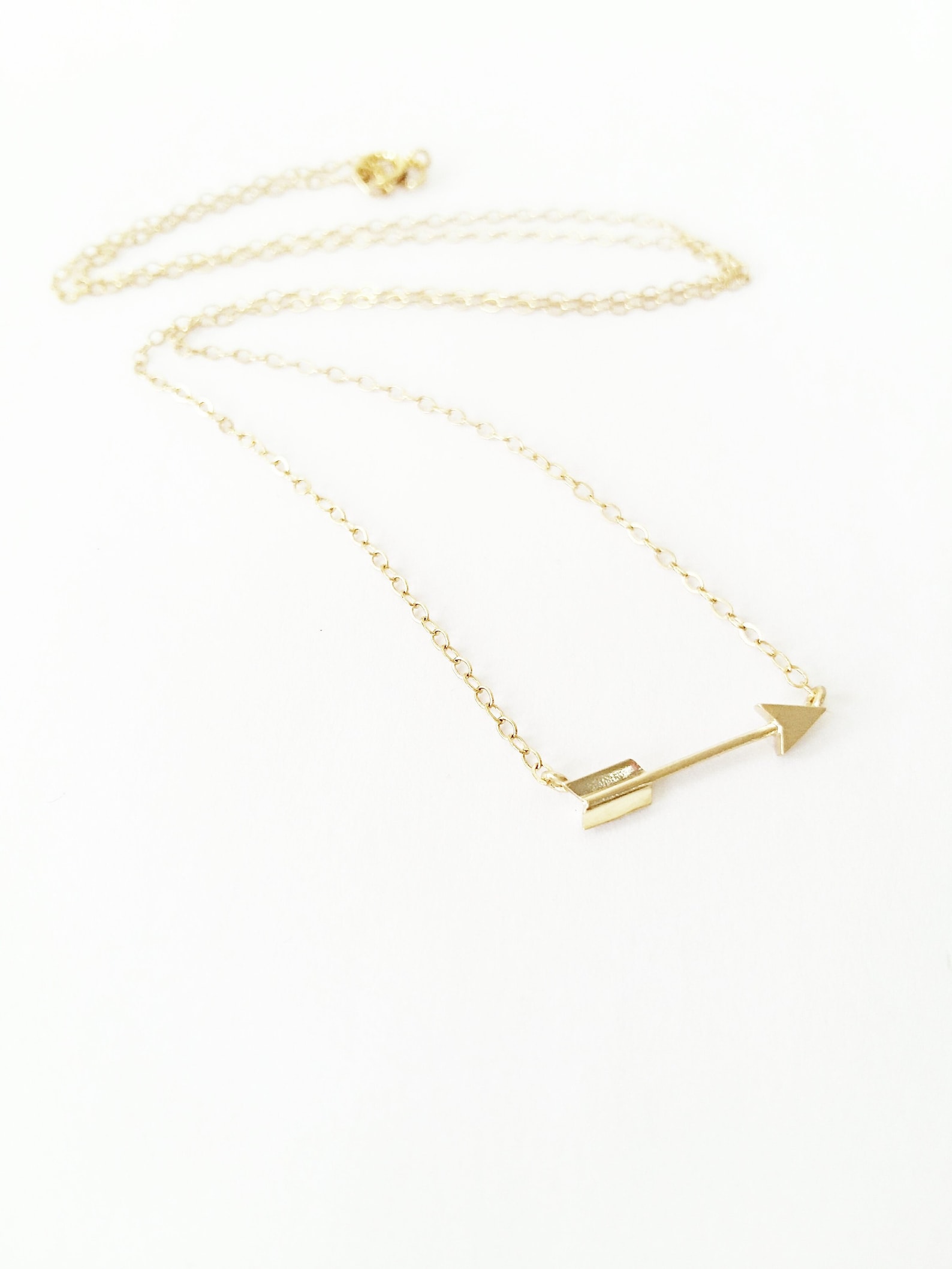 Coral Arrow Necklace main image 1