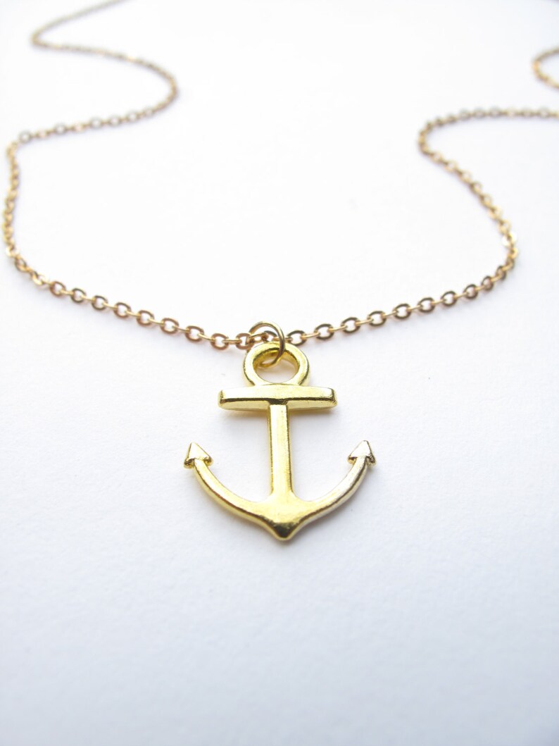Anchor Necklace Nautical necklace Anchor Jewelry Nautical Jewelry Boyfriend Girlfriend Boat Necklace Seafarers Necklace