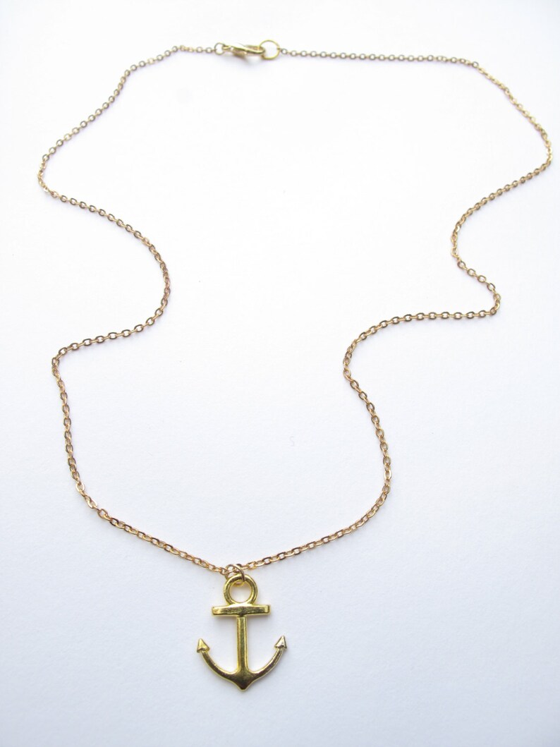 Anchor Necklace Nautical necklace Anchor Jewelry Nautical Jewelry Boyfriend Girlfriend Boat Necklace Seafarers Necklace
