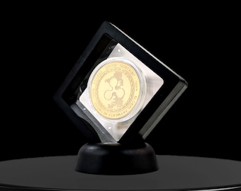 XRP Crypto Coin, token da collezione, Ripple Merch, criptovaluta, moneta commemorativa da collezione, espositore, XRP Army Crypto Token, regali, souvenir