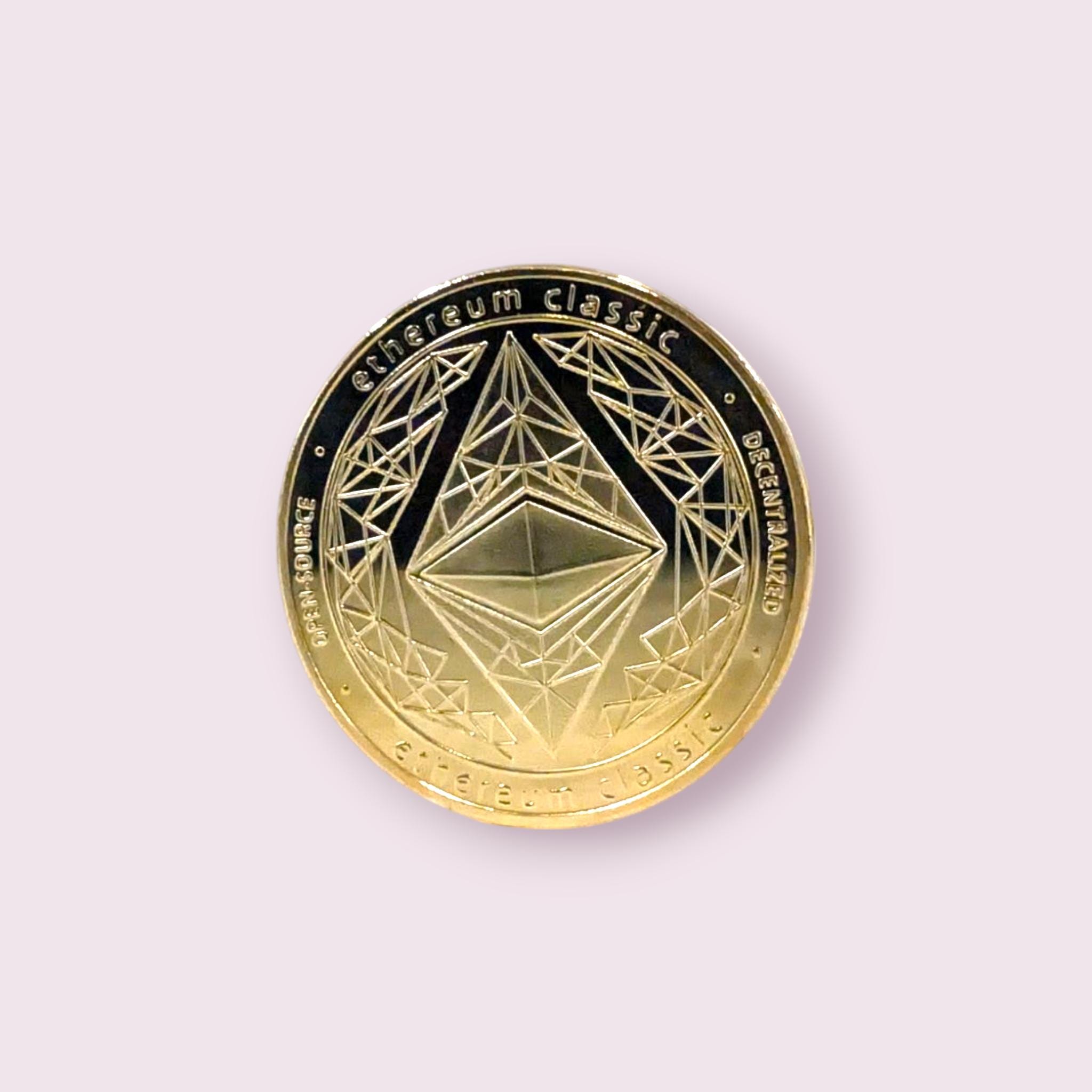 Ethereum Crypto Coin à collectionner jeton ETH Merch Crypto-monnaie à  collectionner présentoir à pièces commémoratives ETH Maxi Crypto Token  cadeaux Souvenir - Etsy France