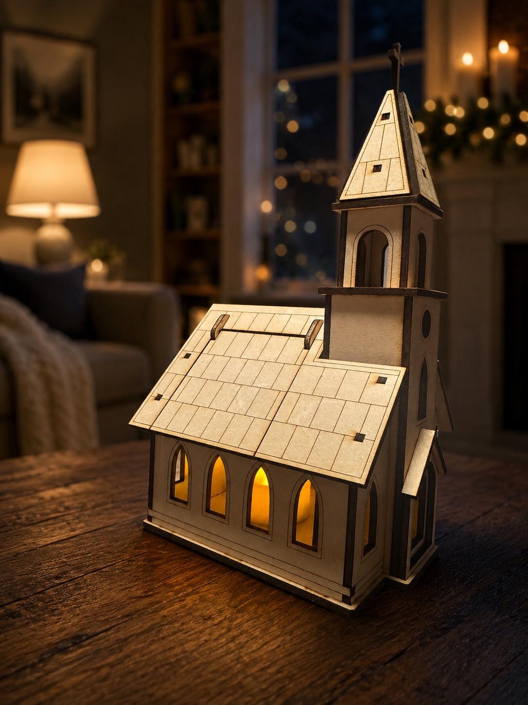 Light up Church - Etsy