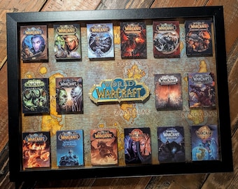 WORLD OF WARCRAFT - 3D-fotolijst met 20 magnetische miniaturen