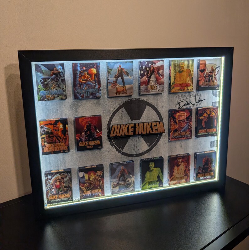 DUKE NUKEM - 3D Bilderrahmen mit magnetischen Boxen image 11