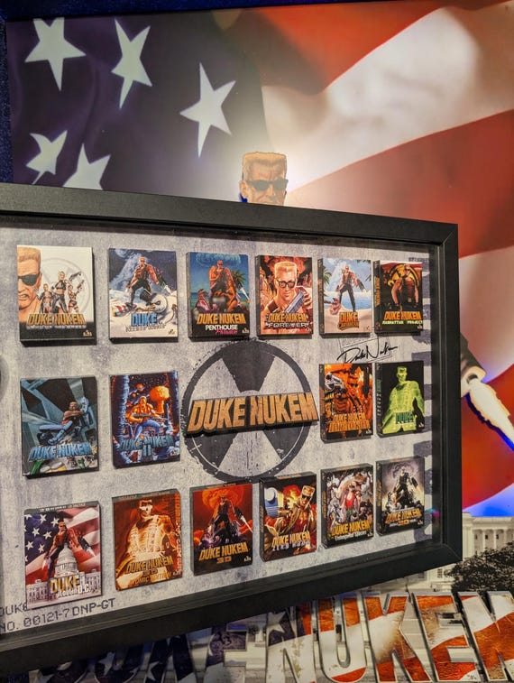 DUKE NUKEM - 3D Bilderrahmen mit magnetischen Boxen