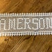 see more listings in the Custom Name Sign Doily section